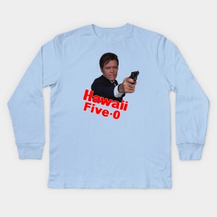 Hawaii Five-0 - Jack Lord Kids Long Sleeve T-Shirt